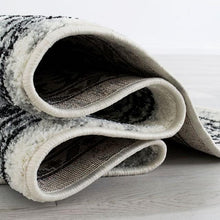 Load image into Gallery viewer, Serang Gray/Black 5' X 7' Area Rug
