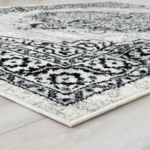 Load image into Gallery viewer, Serang Gray/Black 5' X 7' Area Rug
