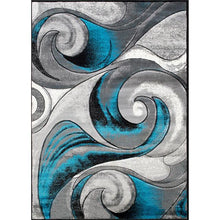 Load image into Gallery viewer, Niksar Turquoise 5' X 7' Area Rug
