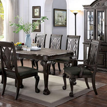 Load image into Gallery viewer, Petersburg Dark Gray Dining Table w/ 1x18"Leaf
