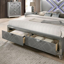 Load image into Gallery viewer, Emmeline 4 &amp; 5 Piece Queen Bedroom Set Gray &amp; White
