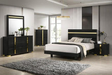 Load image into Gallery viewer, Lillestrom E.King, Queen, Full, &amp; Full Bed Black &amp; White - Ego Home Furniture
