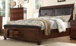 Galaxy Home Austin King Storage Bed in Dark Walnut GHF-808857715722