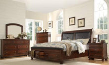 Load image into Gallery viewer, Galaxy Home Austin King Storage Bed in Dark Walnut GHF-808857715722
