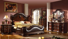 Load image into Gallery viewer, Galaxy Home Bella King Panel Bed in Dark Walnut GHF-808857892584
