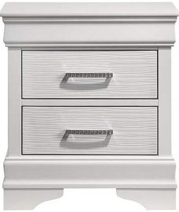 Galaxy Home Brooklyn 2 Drawer Nightstand in White GHF-733569236305 image