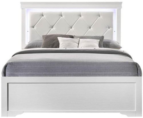 Galaxy Home Brooklyn Twin Panel Bed in White GHF-733569389032 image