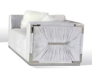 Galaxy Home Contempo Loveseat in Silver GHF-808857748829 image