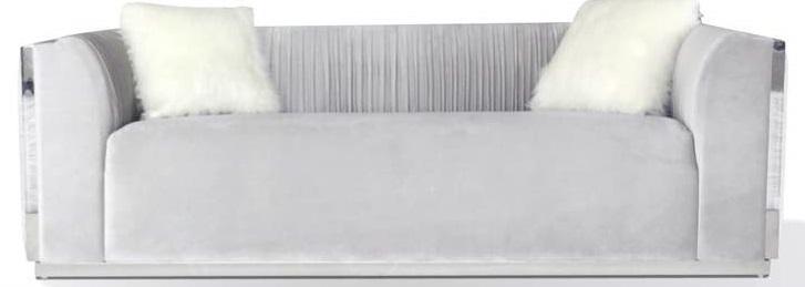 Galaxy Home Contempo Sofa in Silver GHF-808857714534