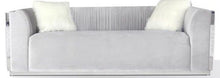 Load image into Gallery viewer, Galaxy Home Contempo Sofa in Silver GHF-808857714534 image
