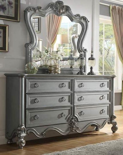 Galaxy Home Destiny 6 Drawer Dresser in Silver GHF-808857982933 image