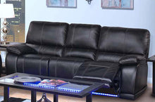 Load image into Gallery viewer, Galaxy Home Electron Power Recliner Sofa in Black GHF-808857774163 image
