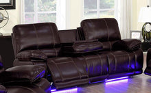 Load image into Gallery viewer, Galaxy Home Electron Power Recliner Sofa in Brown GHF-808857924131 image
