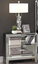 Load image into Gallery viewer, Galaxy Home Harmony 2 Drawer Nightstand in Silver GHF-808857882943 image
