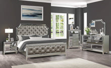 Load image into Gallery viewer, Galaxy Home Harmony 2 Drawer Nightstand in Silver GHF-808857882943
