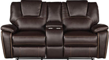 Load image into Gallery viewer, Galaxy Home Hong Kong Reclining Loveseat in Brown GHF-733569398461 image
