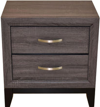 Load image into Gallery viewer, Galaxy Home Hudson 2 Drawer Nightstand in Foil Grey GHF-808857696809 image
