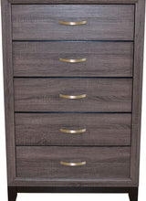 Load image into Gallery viewer, Galaxy Home Hudson 5 Drawer Chest in Foil Grey GHF-808857594679 image
