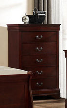 Load image into Gallery viewer, Galaxy Home Louis Phillipe 5 Drawer Chest in Cherry GHF-808857729255 image
