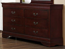 Load image into Gallery viewer, Galaxy Home Louis Phillipe 6 Drawer Dresser in Cherry GHF-808857970619 image
