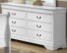 Load image into Gallery viewer, Galaxy Home Louis Phillipe 6 Drawer Dresser in White GHF-808857521040 image
