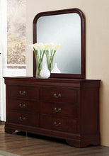 Load image into Gallery viewer, Galaxy Home Louis Phillipe Mirror in Cherry GHF-808857873712
