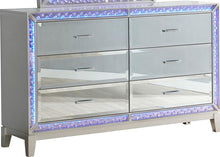 Load image into Gallery viewer, Galaxy Home Luxury 6 Drawer Dresser in Silver GHF-808857996602 image
