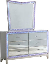 Load image into Gallery viewer, Galaxy Home Luxury 6 Drawer Dresser in Silver GHF-808857996602
