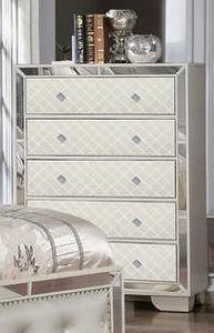 Galaxy Home Madison 5 Drawer Chest in Beige GHF-808857573247 image