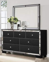 Load image into Gallery viewer, Galaxy Home Madison 7 Drawer Dresser in Black GHF-808857823571
