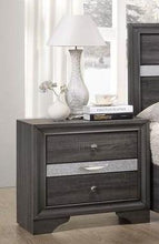 Load image into Gallery viewer, Galaxy Home Matrix 3 Drawer Nightstand in Gray GHF-808857668363 image
