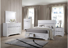 Load image into Gallery viewer, Galaxy Home Matrix 3 Drawer Nightstand in White GHF-808857902306
