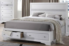 Load image into Gallery viewer, Galaxy Home Matrix King Storage Bed in White GHF-808857627766 image
