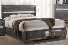 Load image into Gallery viewer, Galaxy Home Matrix Queen Storage Bed in Gray GHF-808857774057 image
