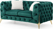 Load image into Gallery viewer, Galaxy Home Moderno Loveseat in Green GHF-808857602978 image

