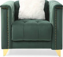 Load image into Gallery viewer, Galaxy Home Russell Chair in Green GHF-733569370917 image
