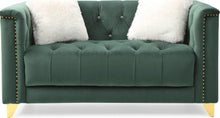 Load image into Gallery viewer, Galaxy Home Russell Loveseat in Green GHF-733569217731 image
