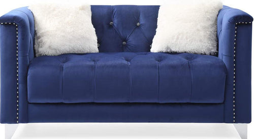Galaxy Home Russell Loveseat in Navy GHF-733569301959 image