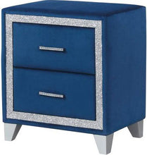Load image into Gallery viewer, Galaxy Home Sapphire 2 Drawer Nightstand in Navy GHF-808857953377 image
