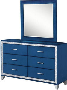 Galaxy Home Sapphire 6 Drawer Dresser in Navy GHF-808857948359