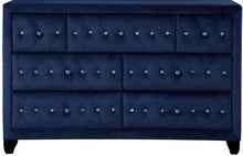 Load image into Gallery viewer, Galaxy Home Sophia 7 Drawer Dresser in Blue GHF-733569365272 image

