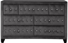 Load image into Gallery viewer, Galaxy Home Sophia 7 Drawer Dresser in Gray GHF-733569301591 image

