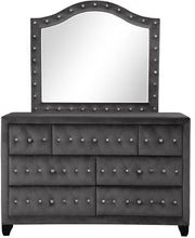 Load image into Gallery viewer, Galaxy Home Sophia 7 Drawer Dresser in Gray GHF-733569301591
