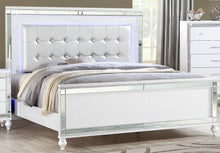 Load image into Gallery viewer, Galaxy Home Sterling King Panel Bed in White GHF-808857914392 image
