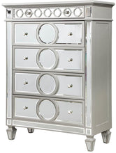 Load image into Gallery viewer, Galaxy Home Symphony 5 Drawer Chest in Silver GHF-808857601537 image
