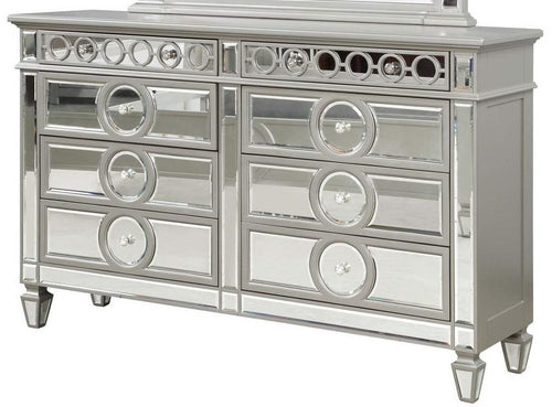 Galaxy Home Symphony 8 Drawer Dresser in Silver GHF-808857527820 image