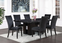 Load image into Gallery viewer, D03 DINING TABLE +6 D03 DINING CHAIRS BLACK
