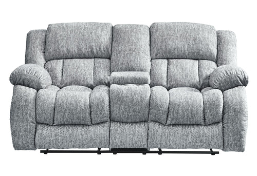 U250 GREY CONSOLE RECLINING LOVESEAT image