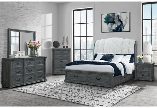 ROWAN GREY STORAGE QUEEN BED GROUP image