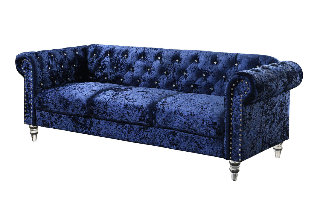 U9550 BLUE VELVET SOFA image